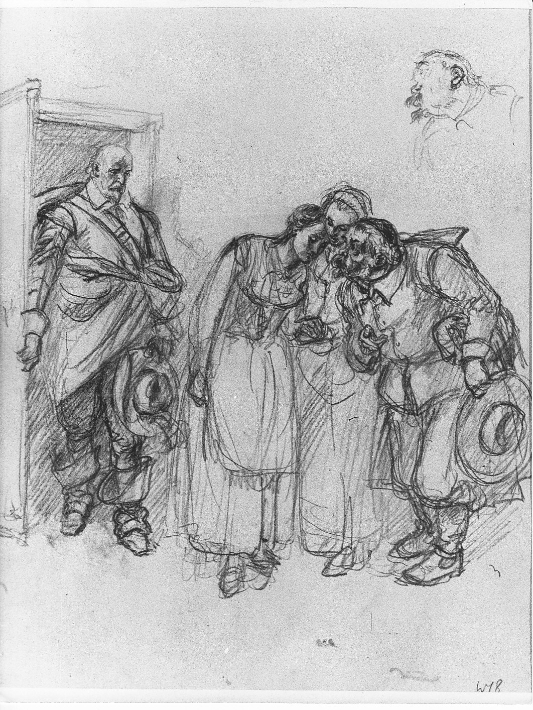 La liberazione di Lucia (disegno, opera isolata) di Rosso Gustavo (prima metà sec. XX)