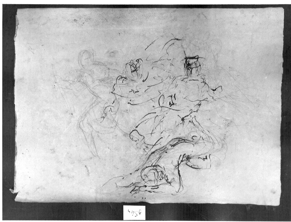 gruppo di fugure (disegno, opera isolata) di Ligari Angelo (attribuito) (sec. XIX)