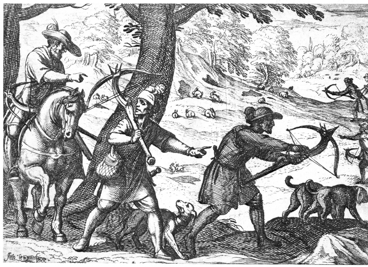caccia alla lepre (stampa) di Tempesta Antonio (sec. XVI)