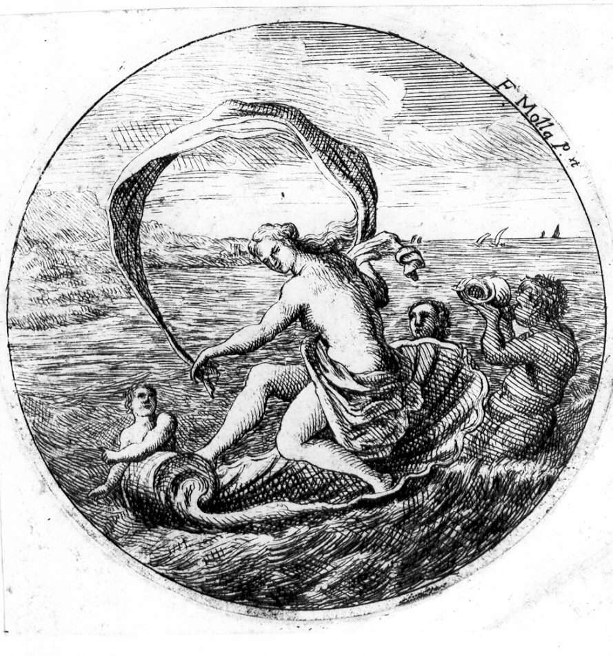 Galatea (stampa) di Mola Pier Francesco (sec. XVII)