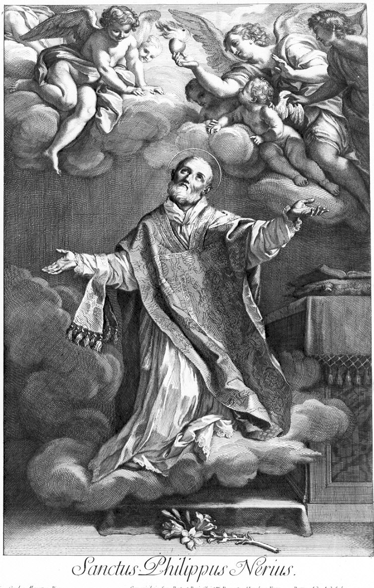 San Filippo Neri (stampa) di Maratta Carlo (sec. XVII)