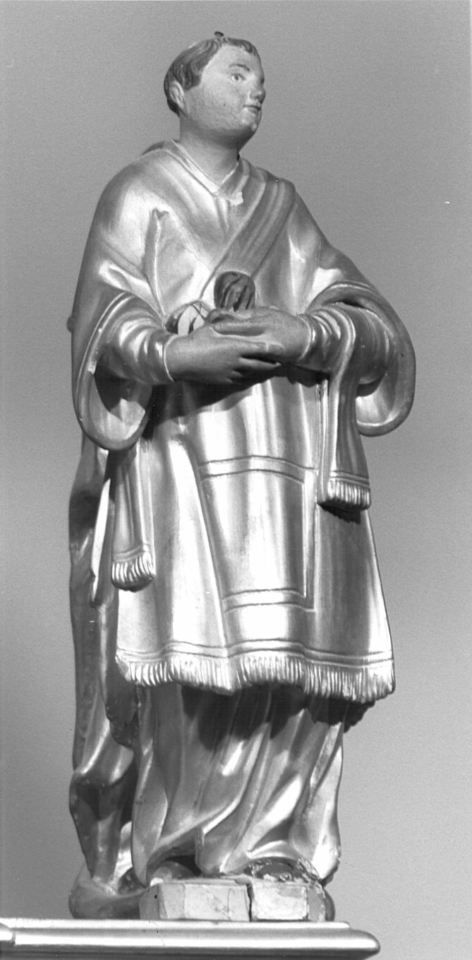Santo Stefano (statua, elemento d'insieme) - bottega lombarda (seconda metà sec. XVII)