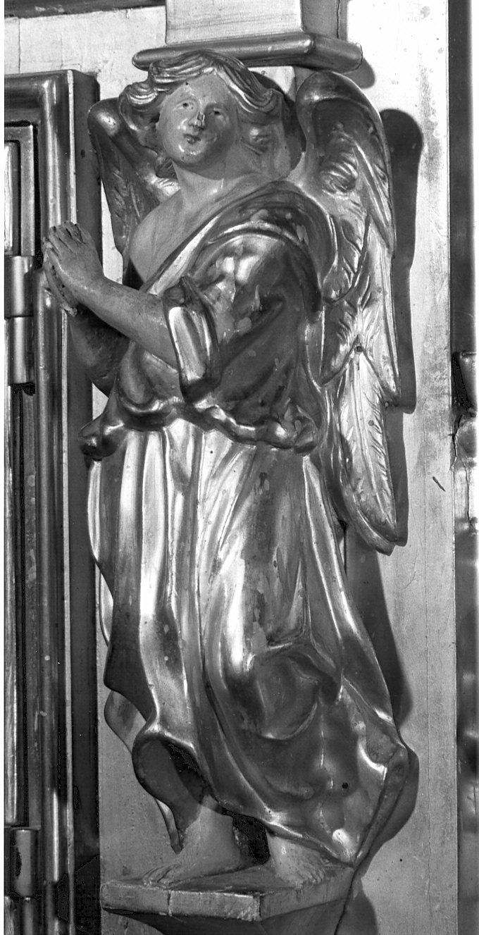 angeli (scultura, elemento d'insieme) - bottega lombarda (seconda metà sec. XVII)
