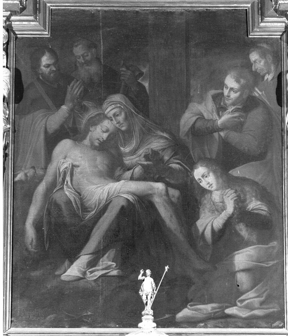 compianto sul Cristo morto (dipinto) - ambito lombardo (prima metà sec. XVII)