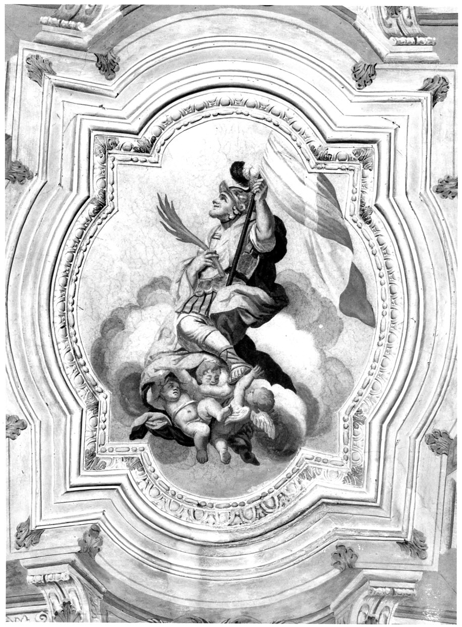 Sant'Alessandro (dipinto murale, elemento d'insieme) di Muttoni Giovanni Battista (sec. XVIII)