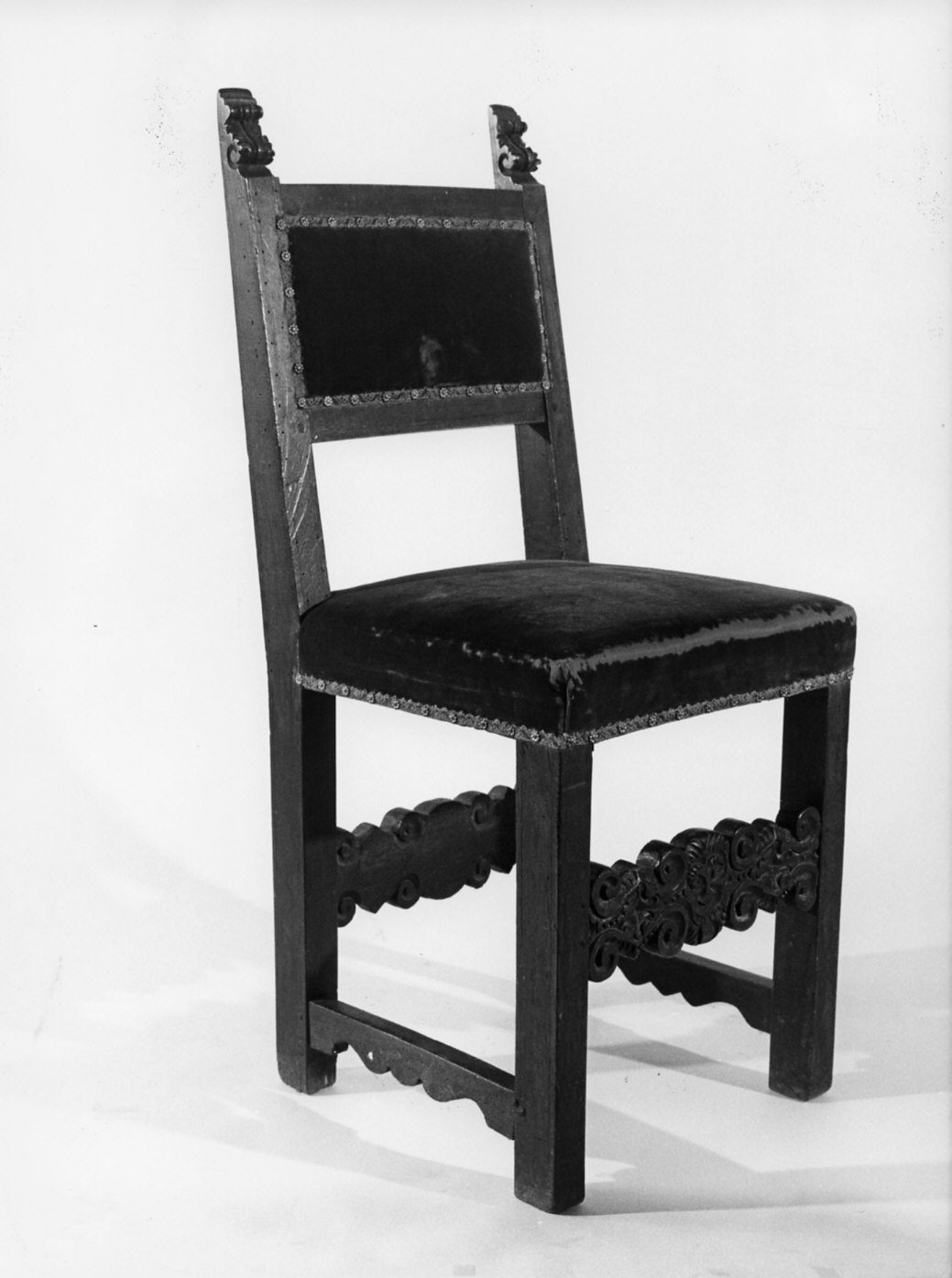 sedia, coppia - bottega lombarda (sec. XVII)