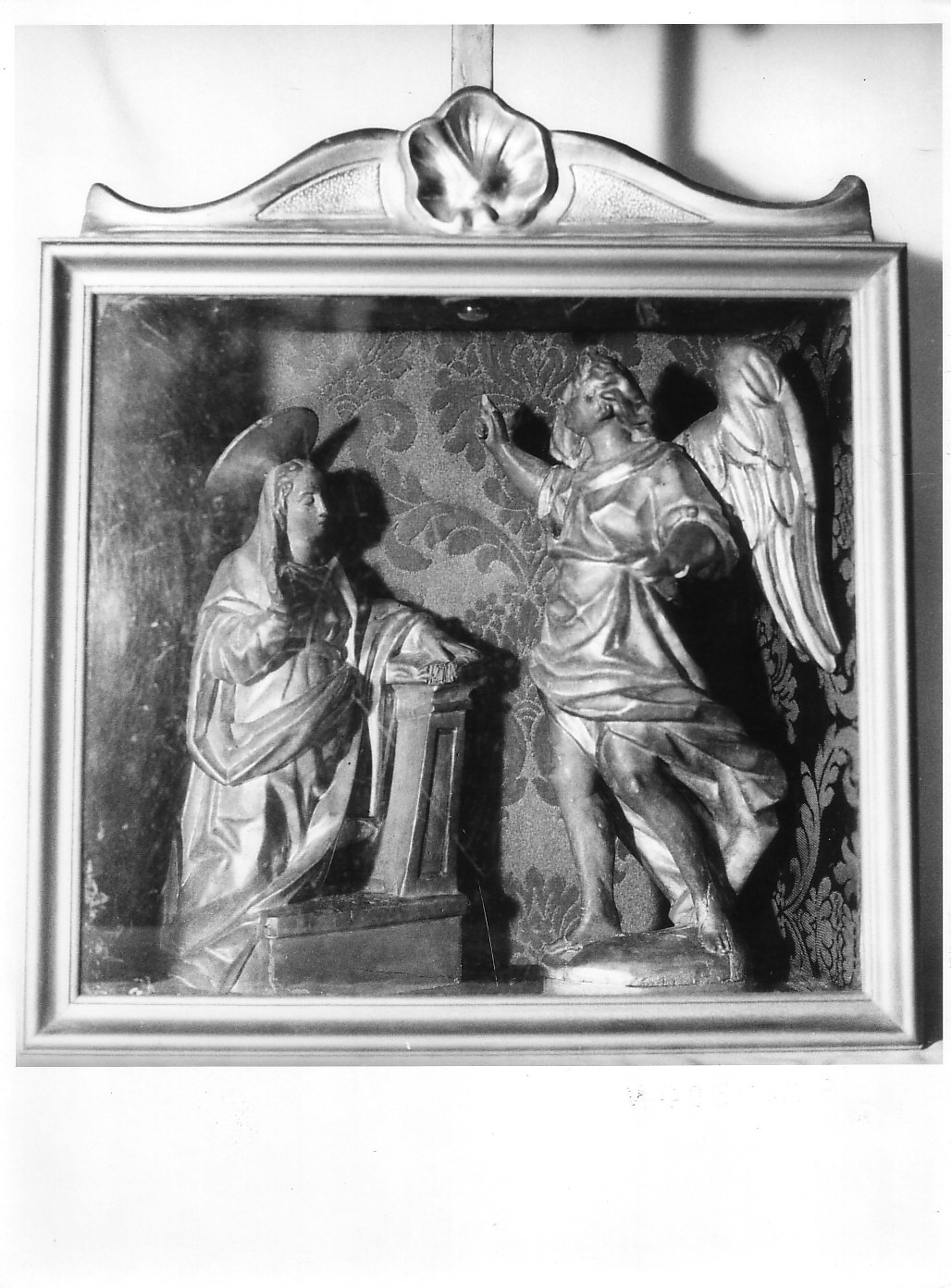 Annunciazione (gruppo scultoreo) - bottega lombarda (secc. XVII/ XVIII)