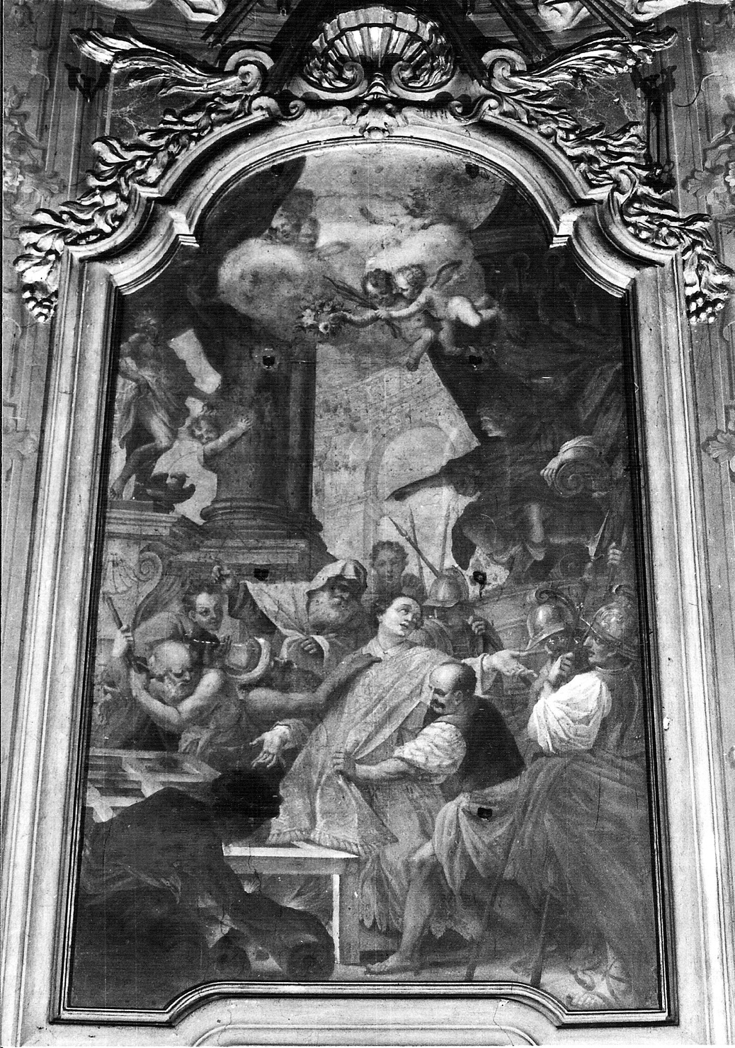 martirio di San Lorenzo (dipinto, opera isolata) - ambito lombardo-veneto (sec. XVII)