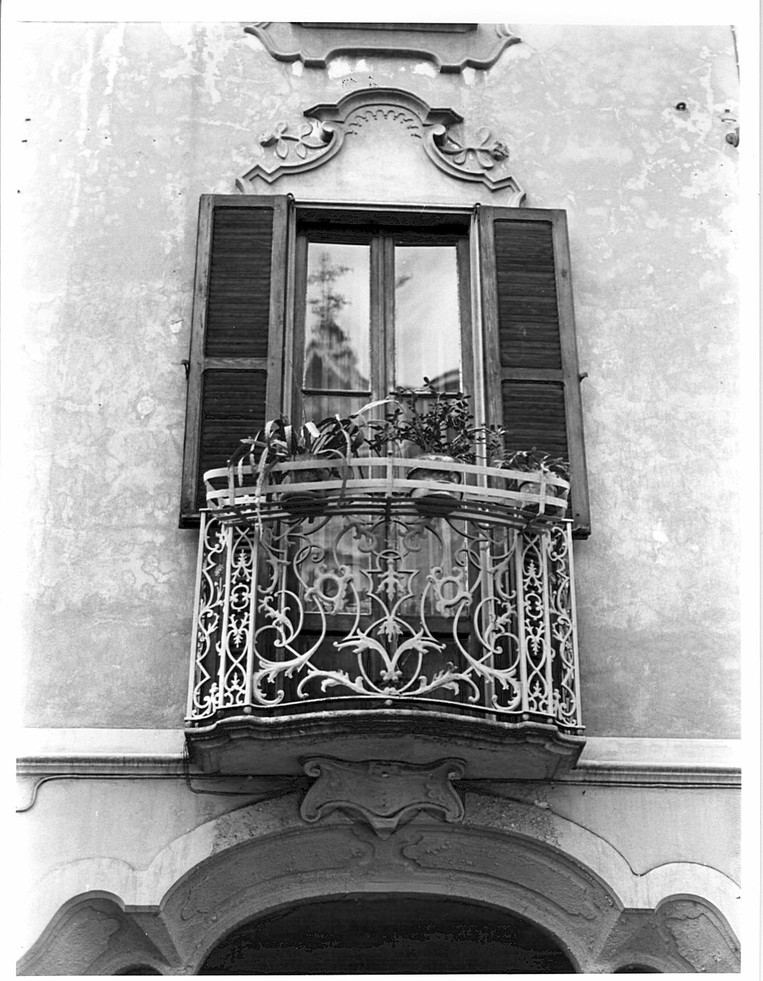 ringhiera di balcone - bottega lombarda (sec. XIX)