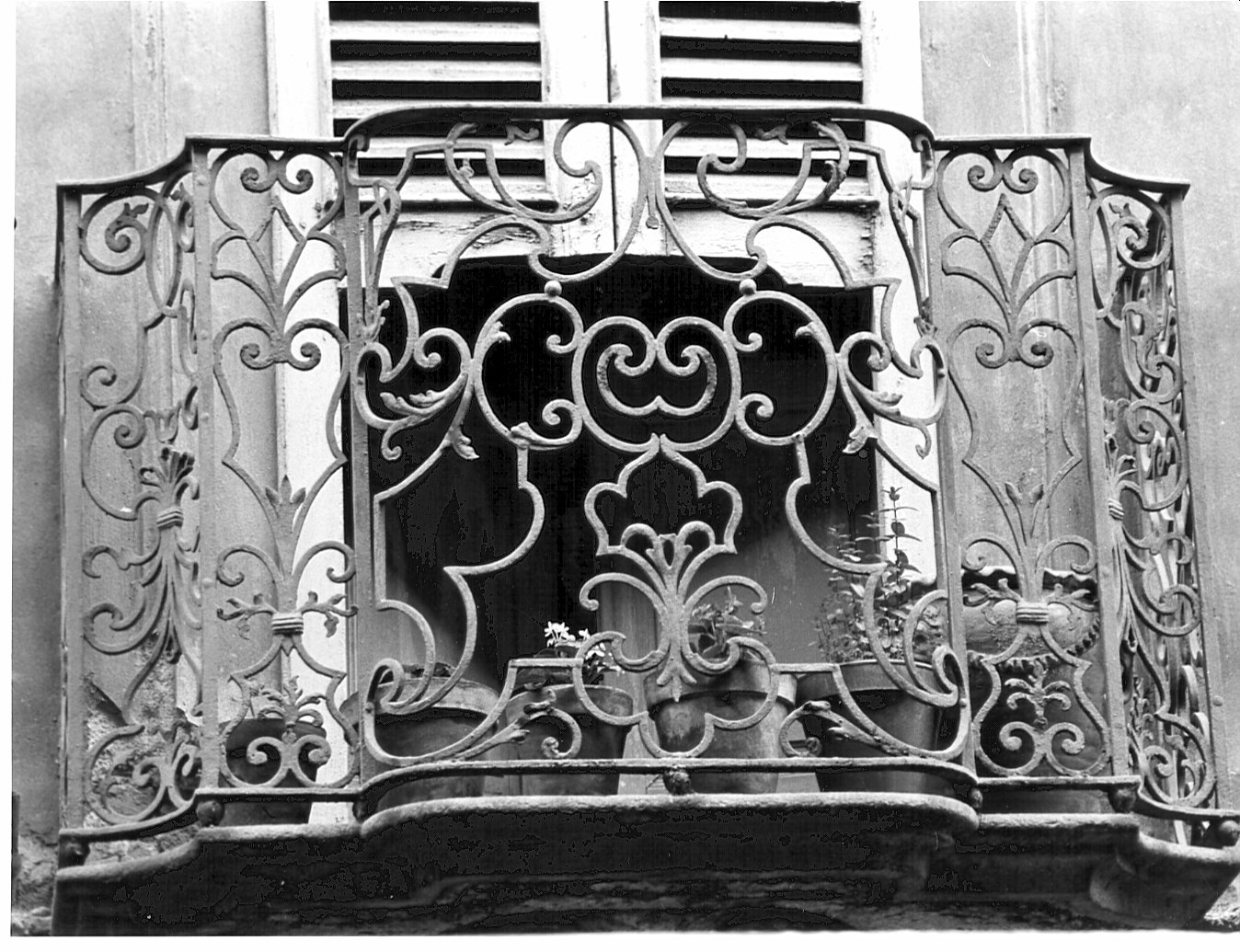 ringhiera di balcone - bottega lombarda (sec. XVIII)