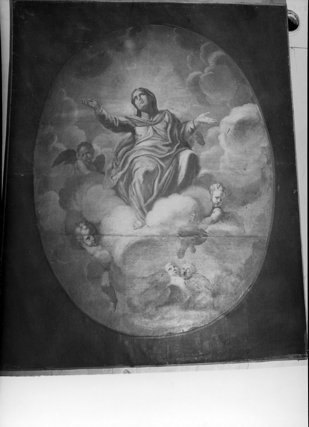 assunzione della Madonna (dipinto, opera isolata) - ambito lombardo (inizio sec. XVIII)