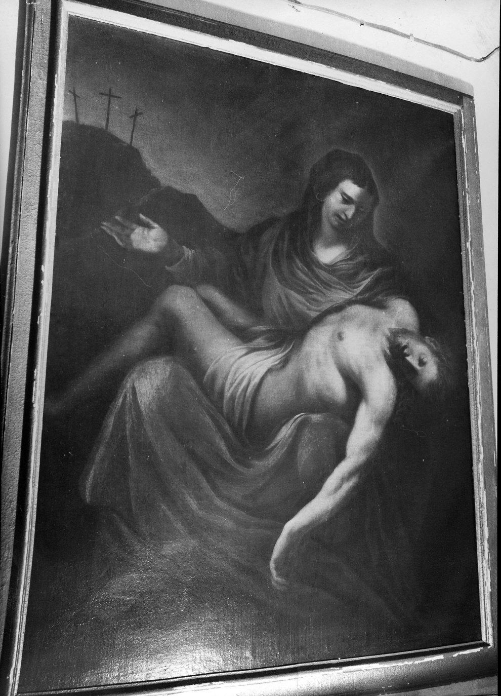 compianto sul Cristo morto (dipinto, opera isolata) - ambito lombardo (sec. XVII)
