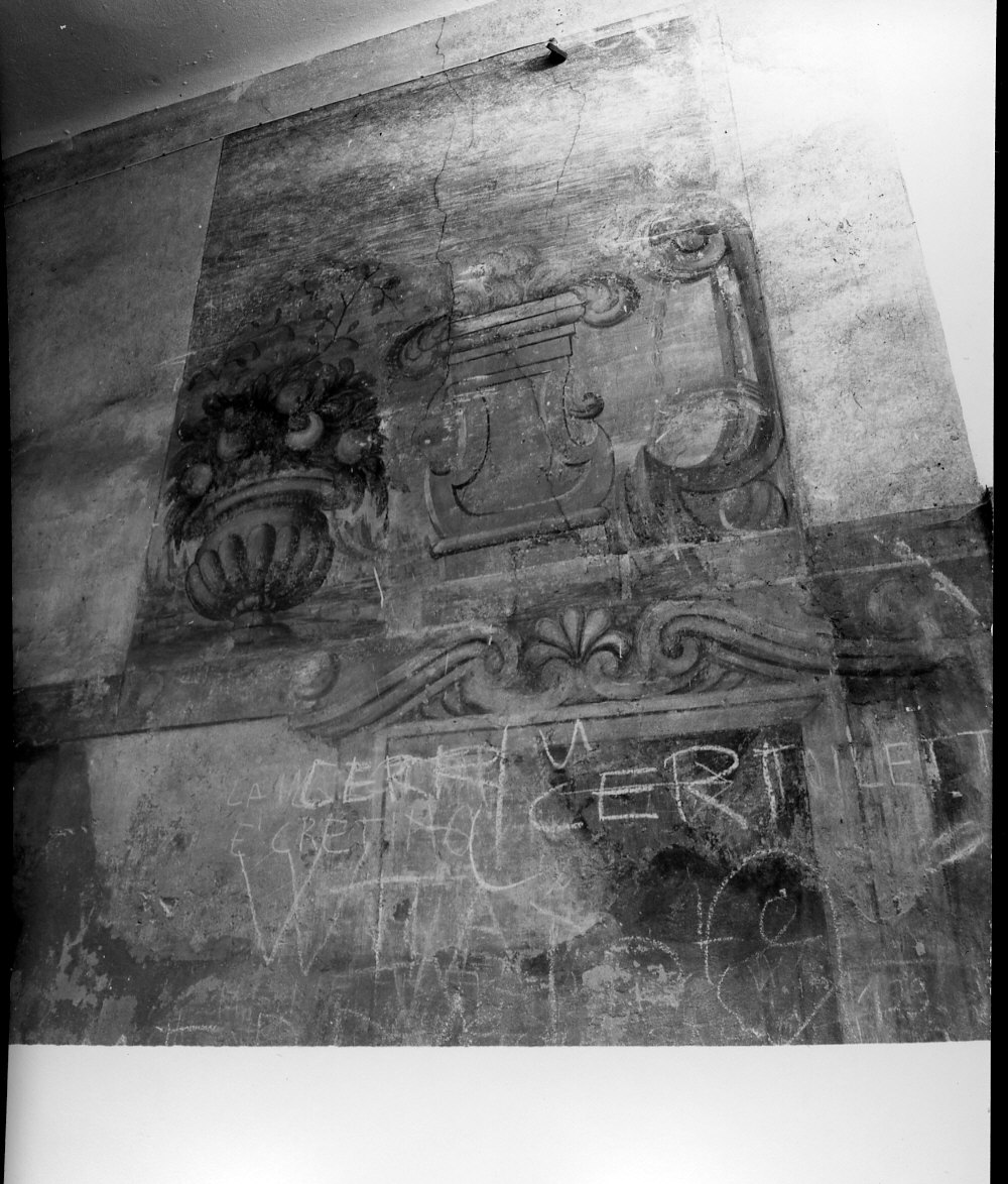 motivi decorativi (dipinto murale, opera isolata) - ambito lombardo (sec. XVII)