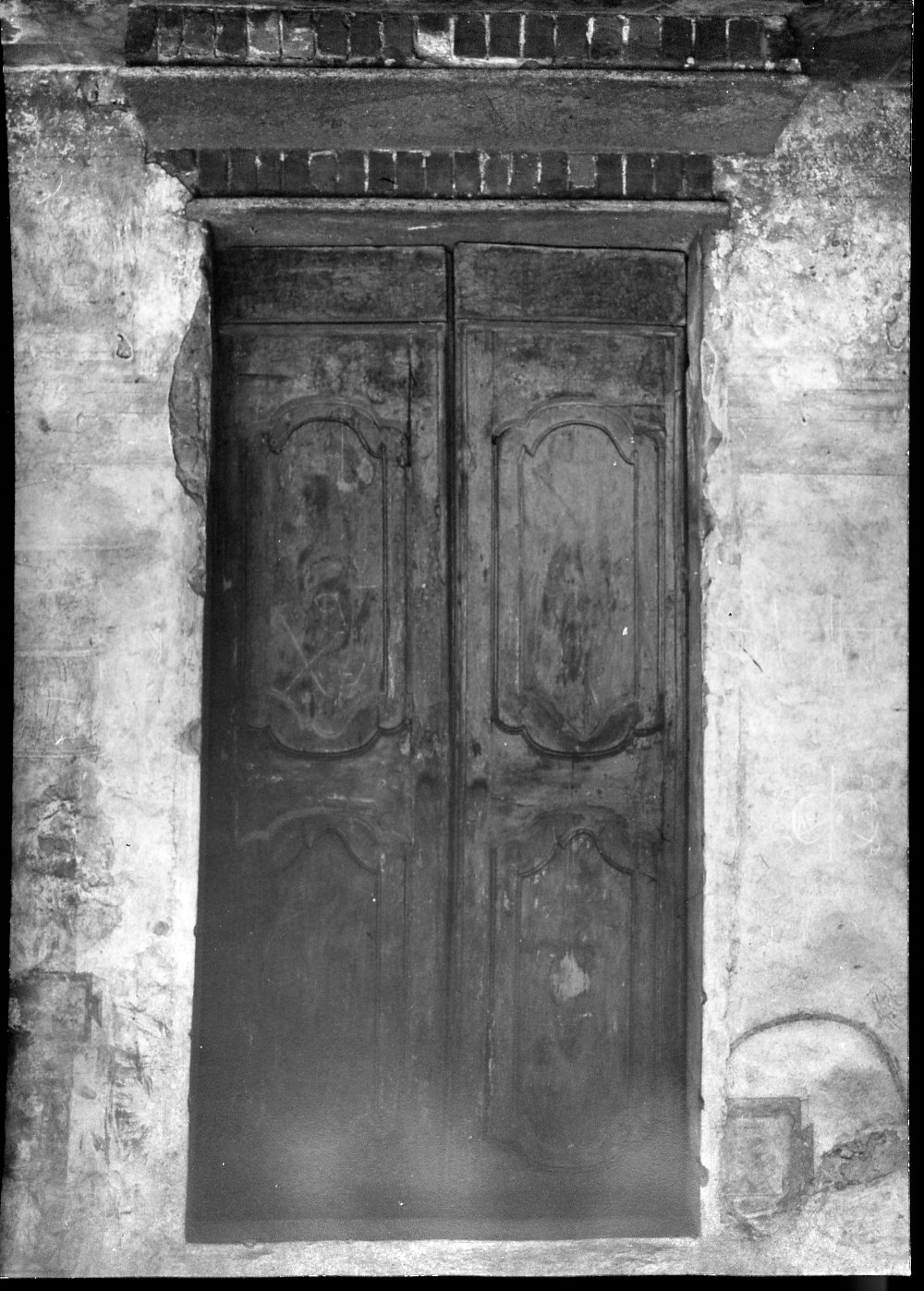 porta - a due battenti, opera isolata - bottega lombarda (fine sec. XVIII)