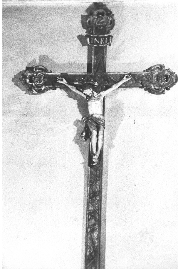 croce processionale, opera isolata - ambito Italia settentrionale (sec. XVIII)
