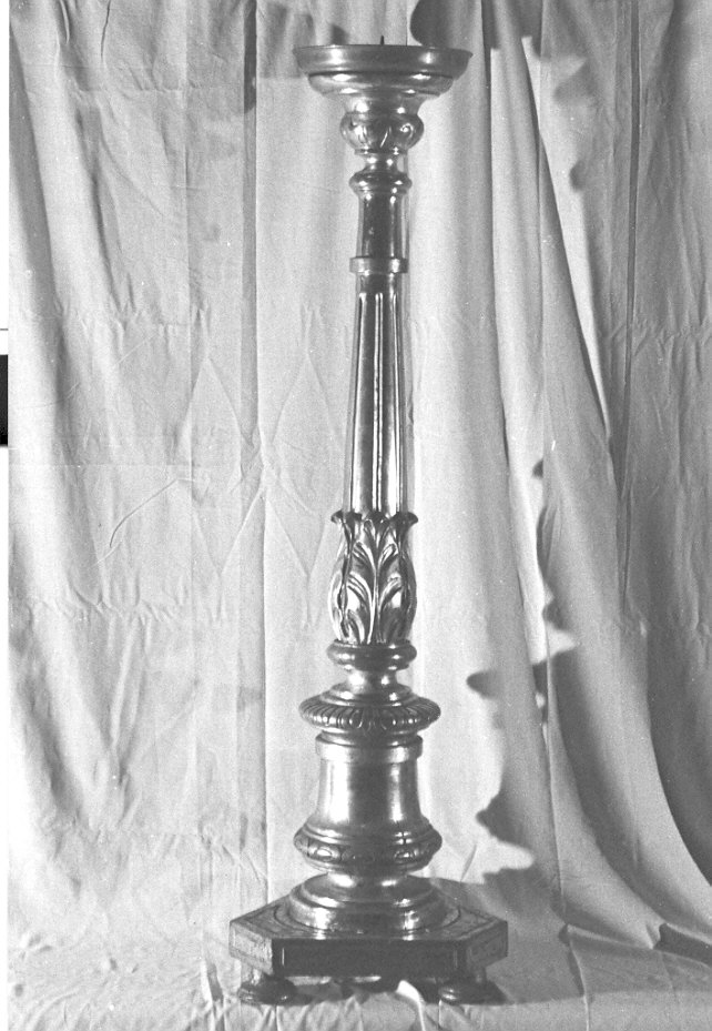 candeliere d'altare, serie - ambito Italia settentrionale (sec. XIX)