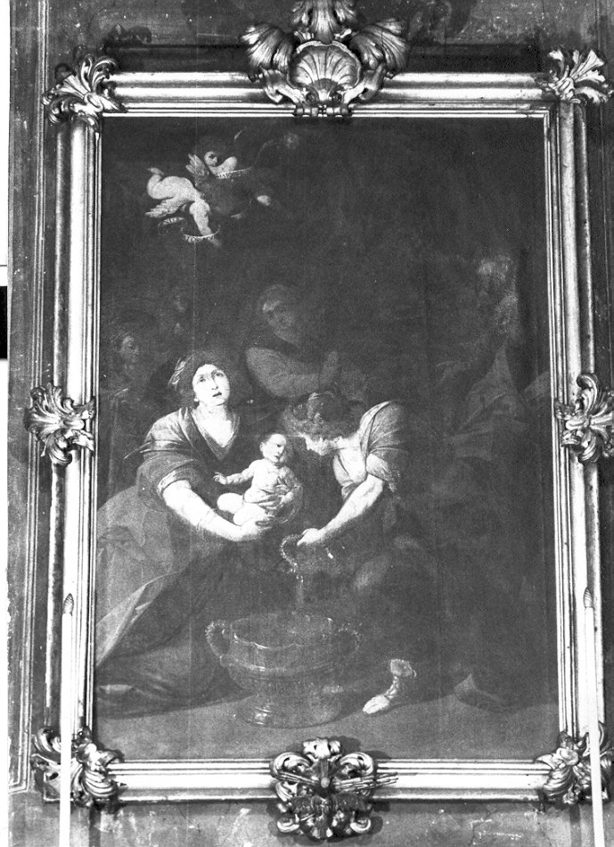 nascita di San Giovanni Battista (dipinto, opera isolata) di Gherardini Melchiorre detto Ceranino (attribuito) (sec. XVII)
