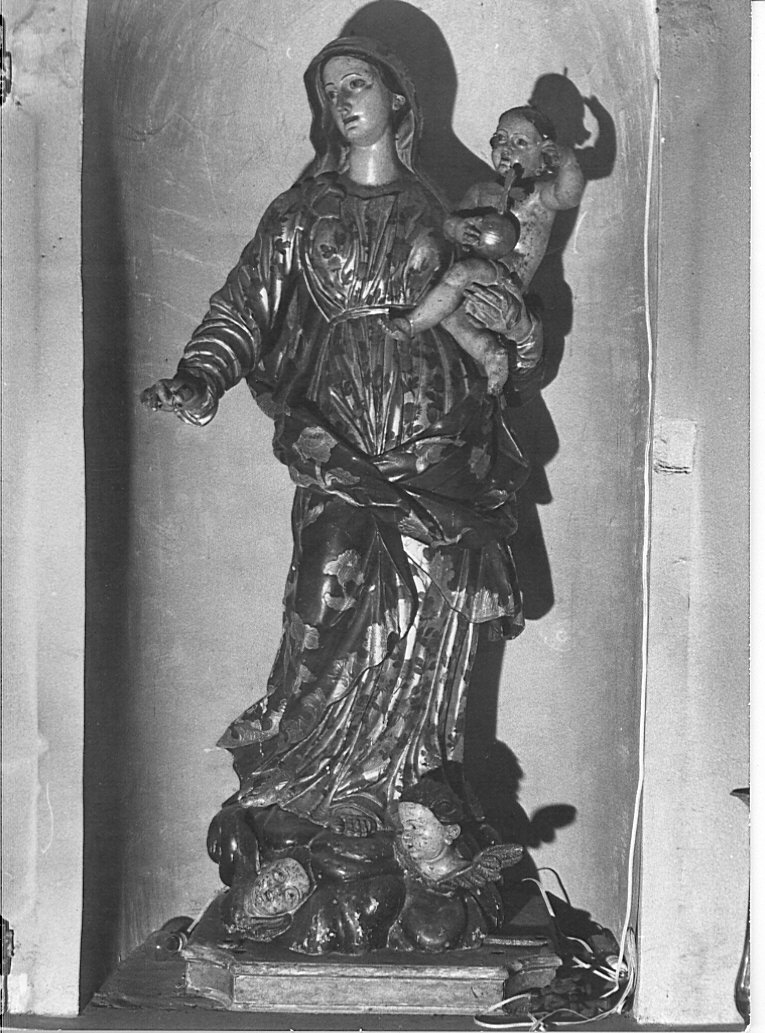 Madonna con Bambino (statua) - bottega lombarda (sec. XVIII)