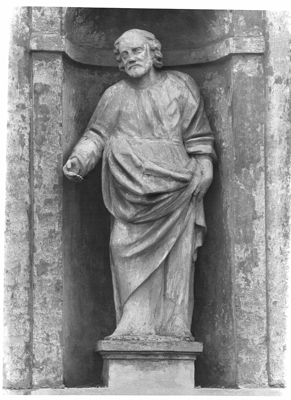 Santo apostolo (statua) - bottega lombarda (sec. XVII)