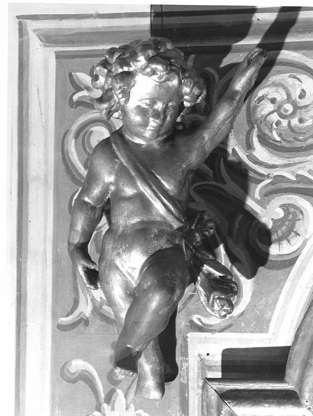 putto (statua) - bottega lombarda (fine/inizio secc. XVII/ XVIII)