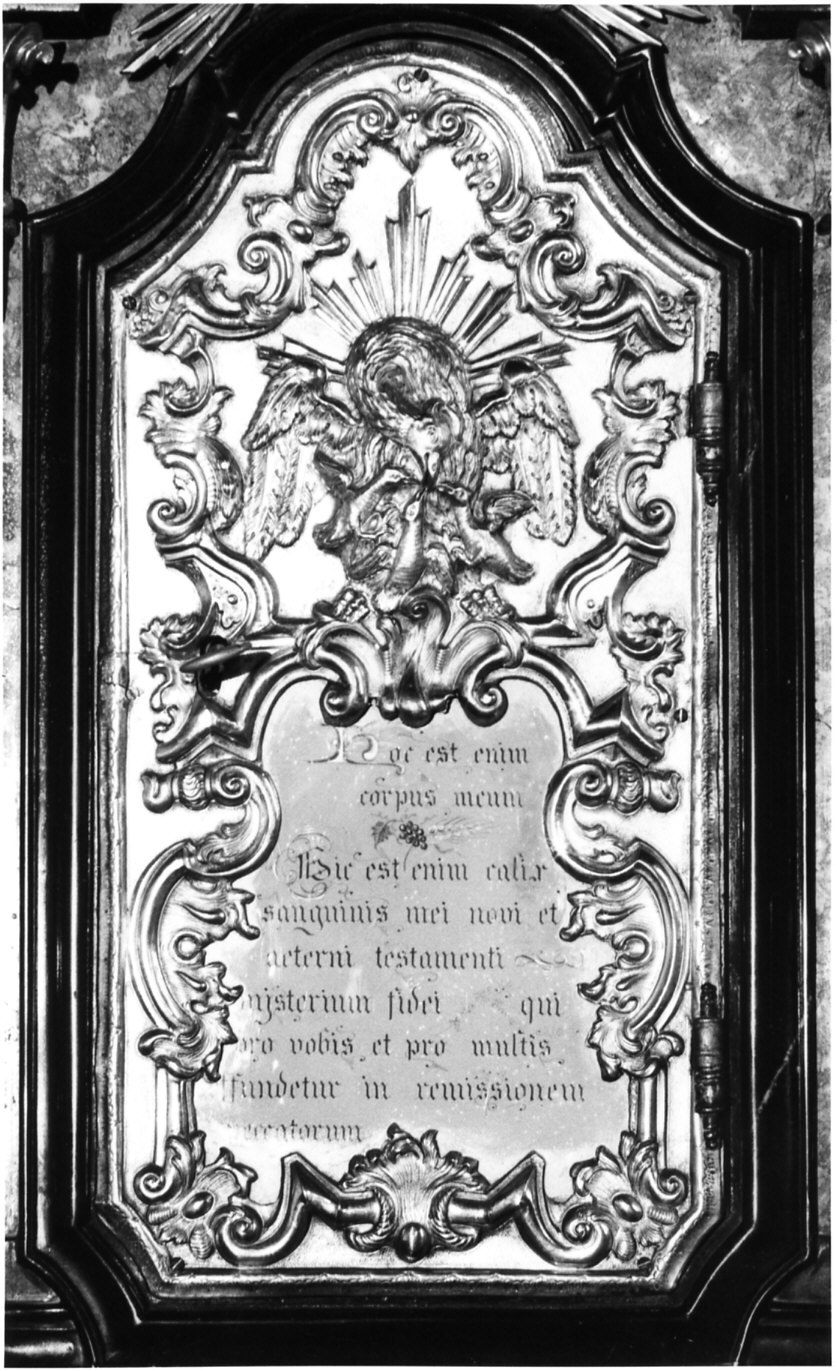 sportello di tabernacolo, opera isolata - bottega lombarda (sec. XVIII)
