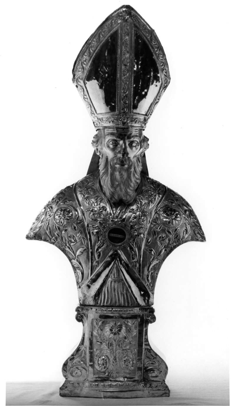 San Galdino (reliquiario - a busto, opera isolata) - bottega italiana (sec. XIX)