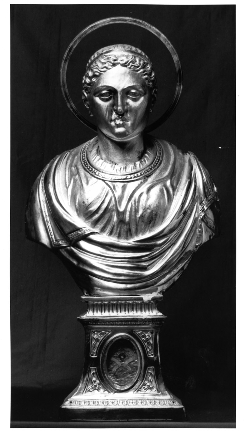 Sant'Apollonia (reliquiario - a busto, opera isolata) - bottega italiana (sec. XIX)