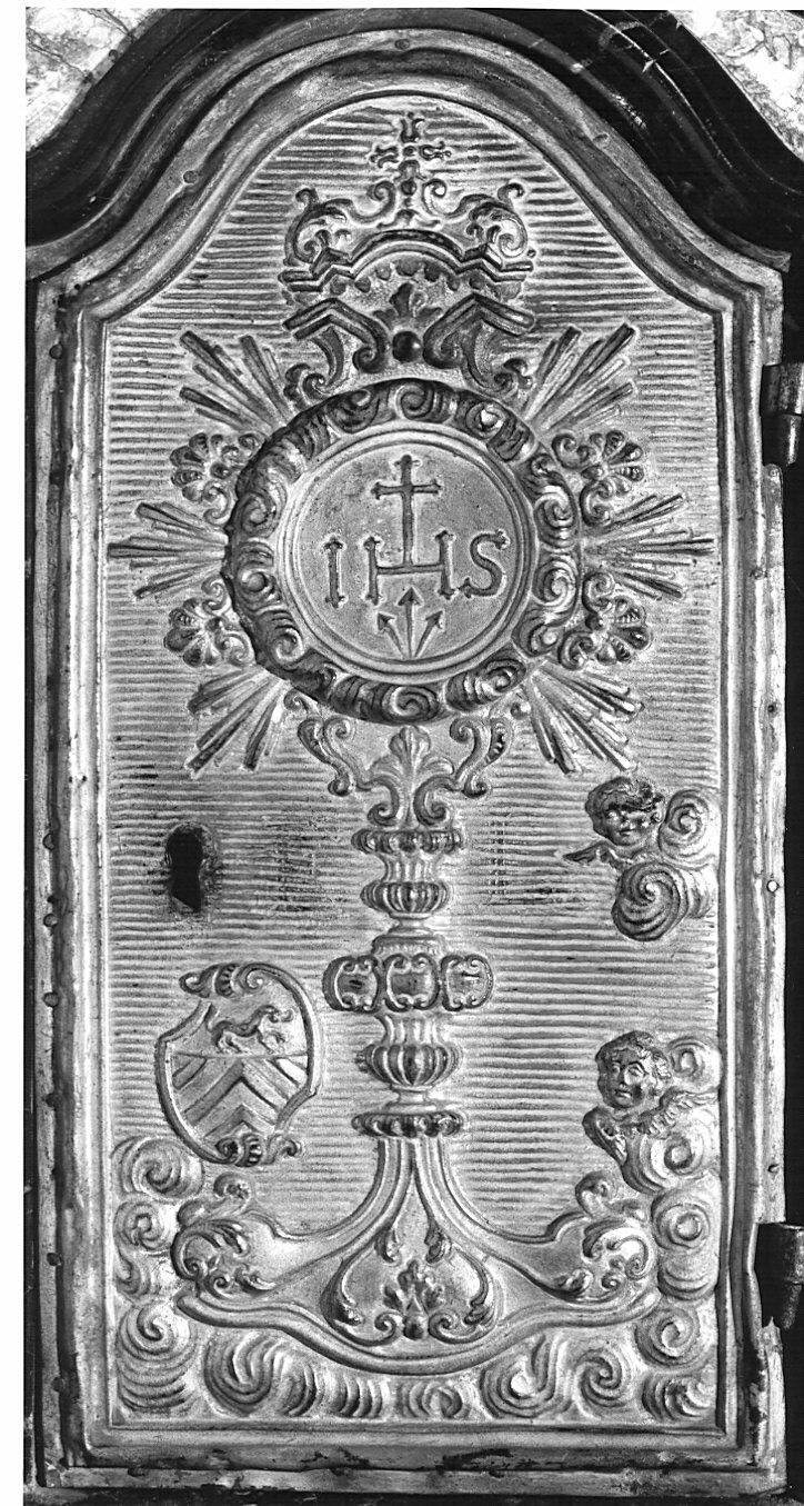 sportello di tabernacolo, opera isolata - bottega lombarda (sec. XVIII)