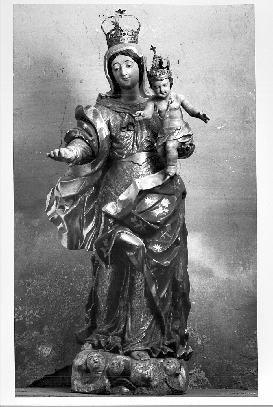 Madonna con Bambino (statua) - bottega lombarda (fine/inizio secc. XVII/ XVIII)