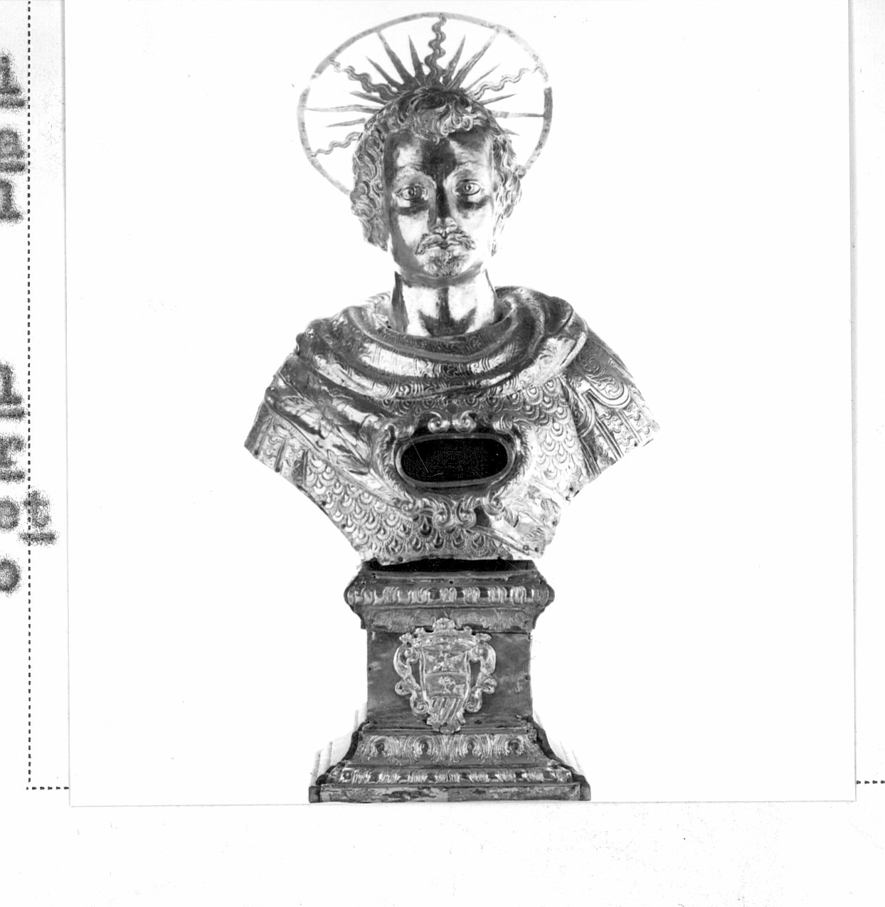 Santo (reliquiario - a busto) - bottega lombarda (prima metà sec. XVIII)