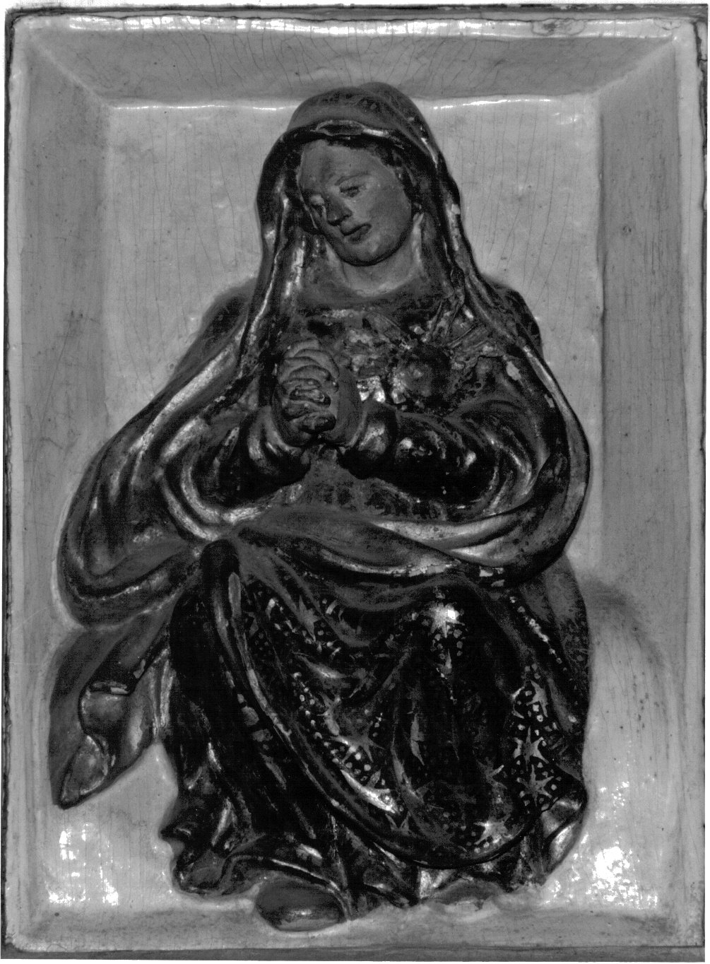 Madonna (dossale, complesso decorativo) - bottega lombarda (sec. XVII)