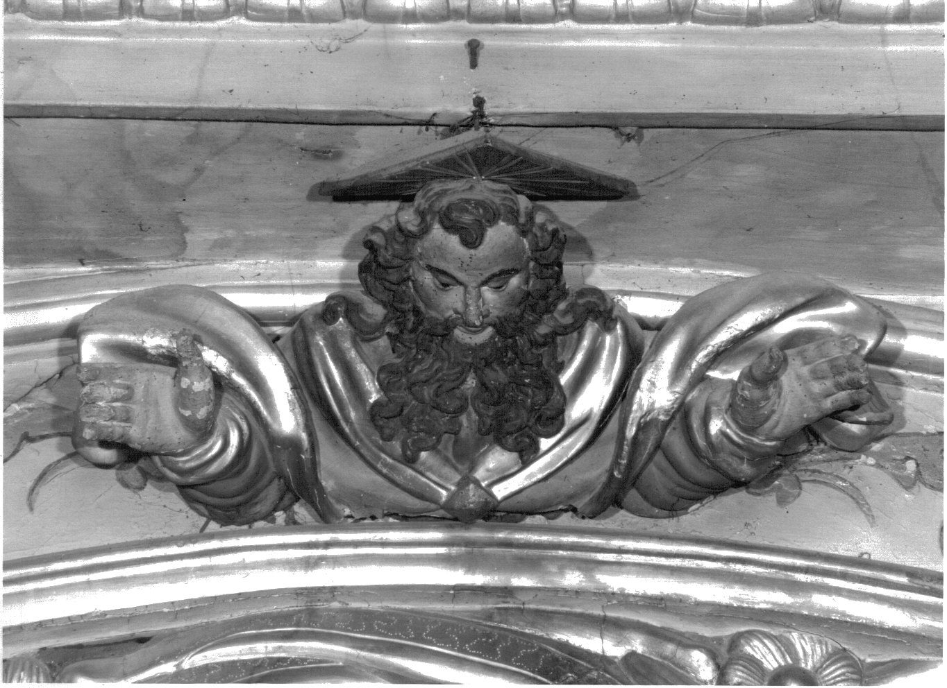 Dio Padre (rilievo, complesso decorativo) - bottega lombarda (inizio sec. XIX)