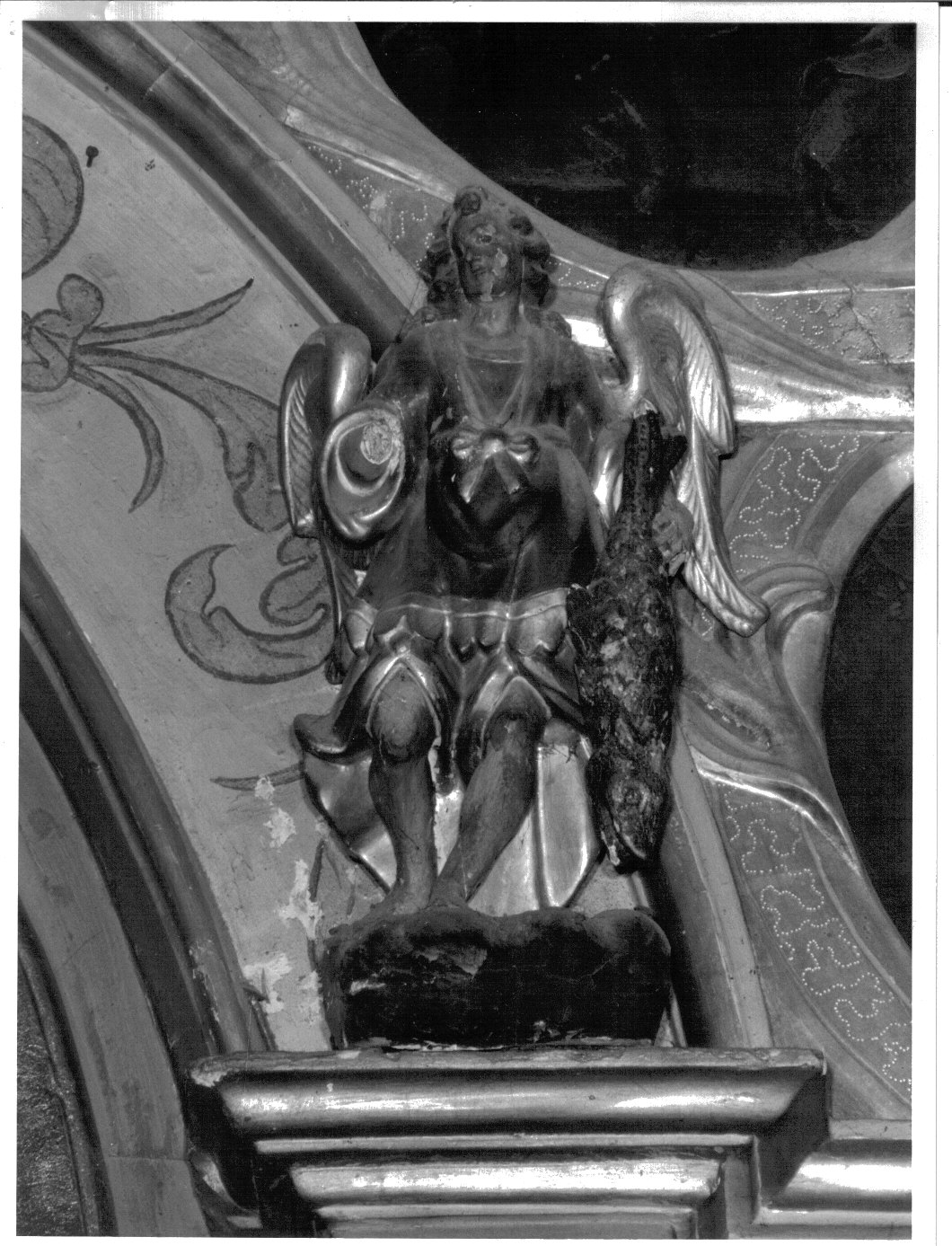 San Raffaele Arcangelo (statua, complesso decorativo) - bottega lombarda (sec. XVII)