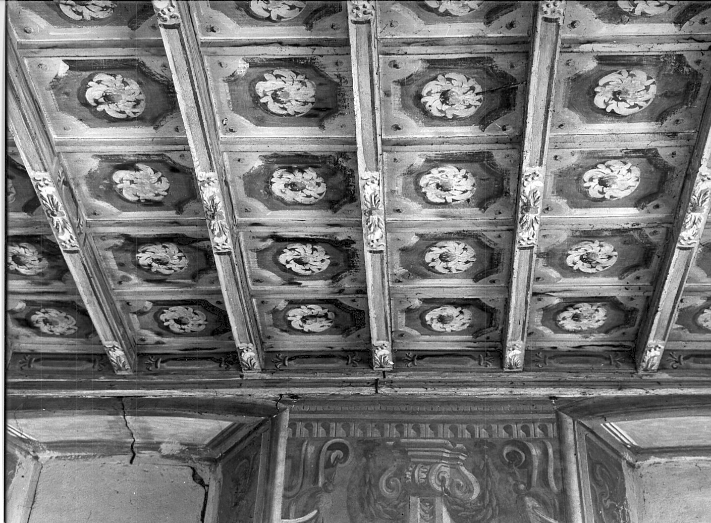 soffitto dipinto - ambito lombardo (fine sec. XVIII)