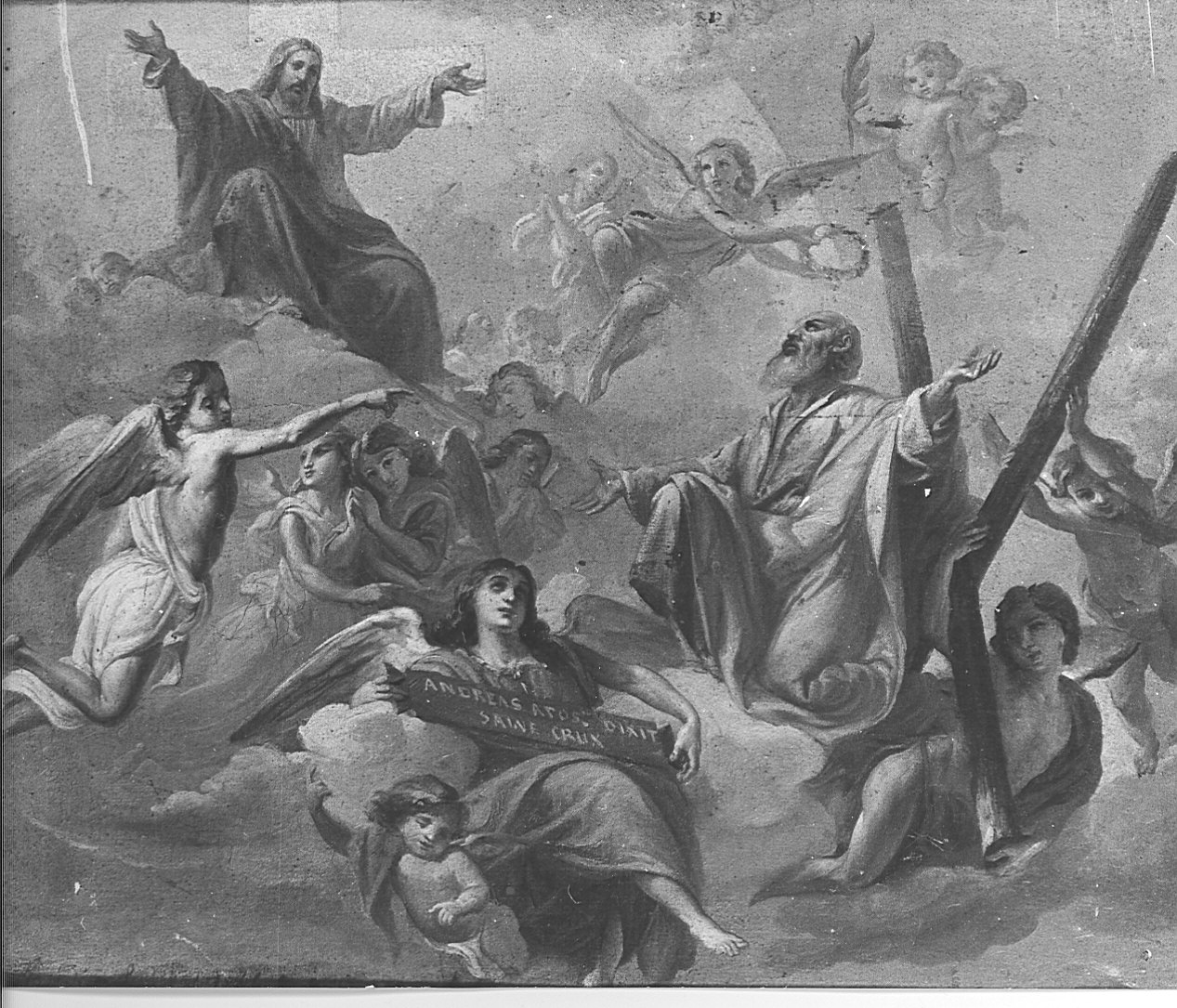 gloria di Sant'Andrea (dipinto, opera isolata) - ambito lombardo (fine sec. XIX)
