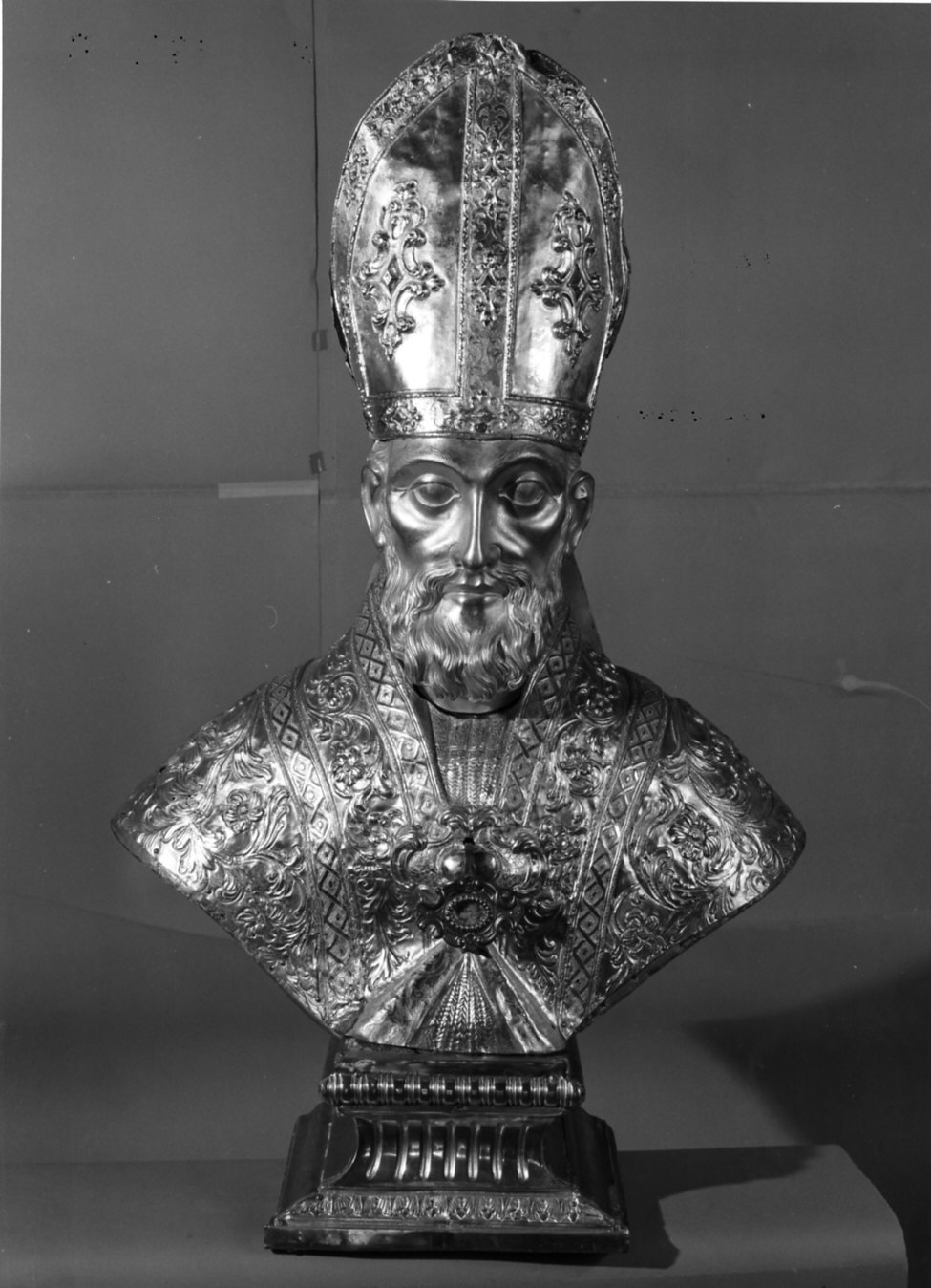 reliquiario - a busto, opera isolata - bottega lombarda (sec. XVIII)