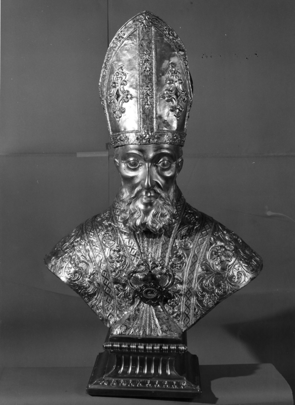 reliquiario - a busto, opera isolata - bottega lombarda (sec. XVIII)