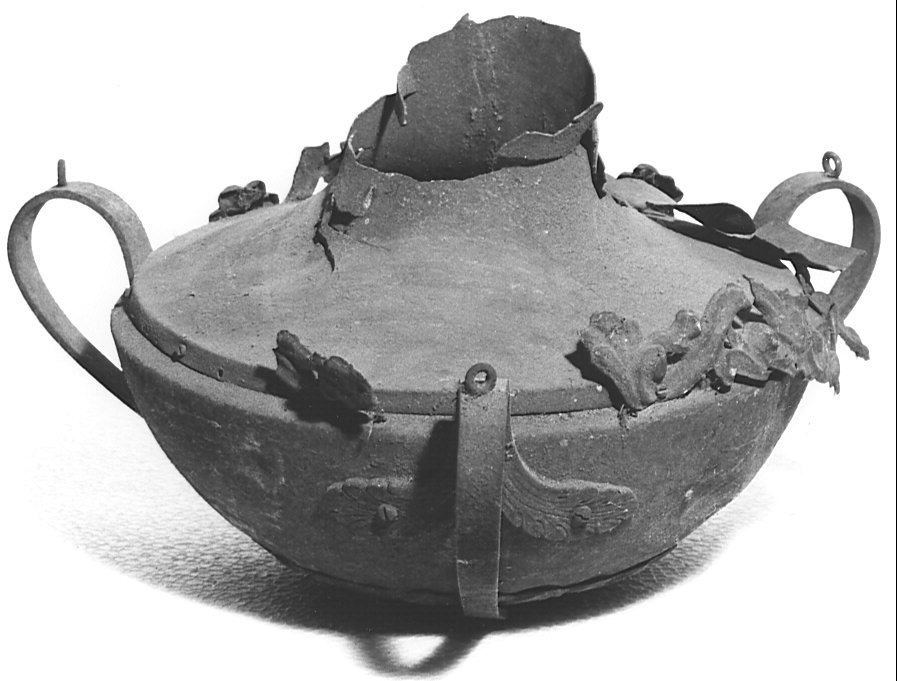 lampada, frammento - bottega lombarda (seconda metà sec. XIX)