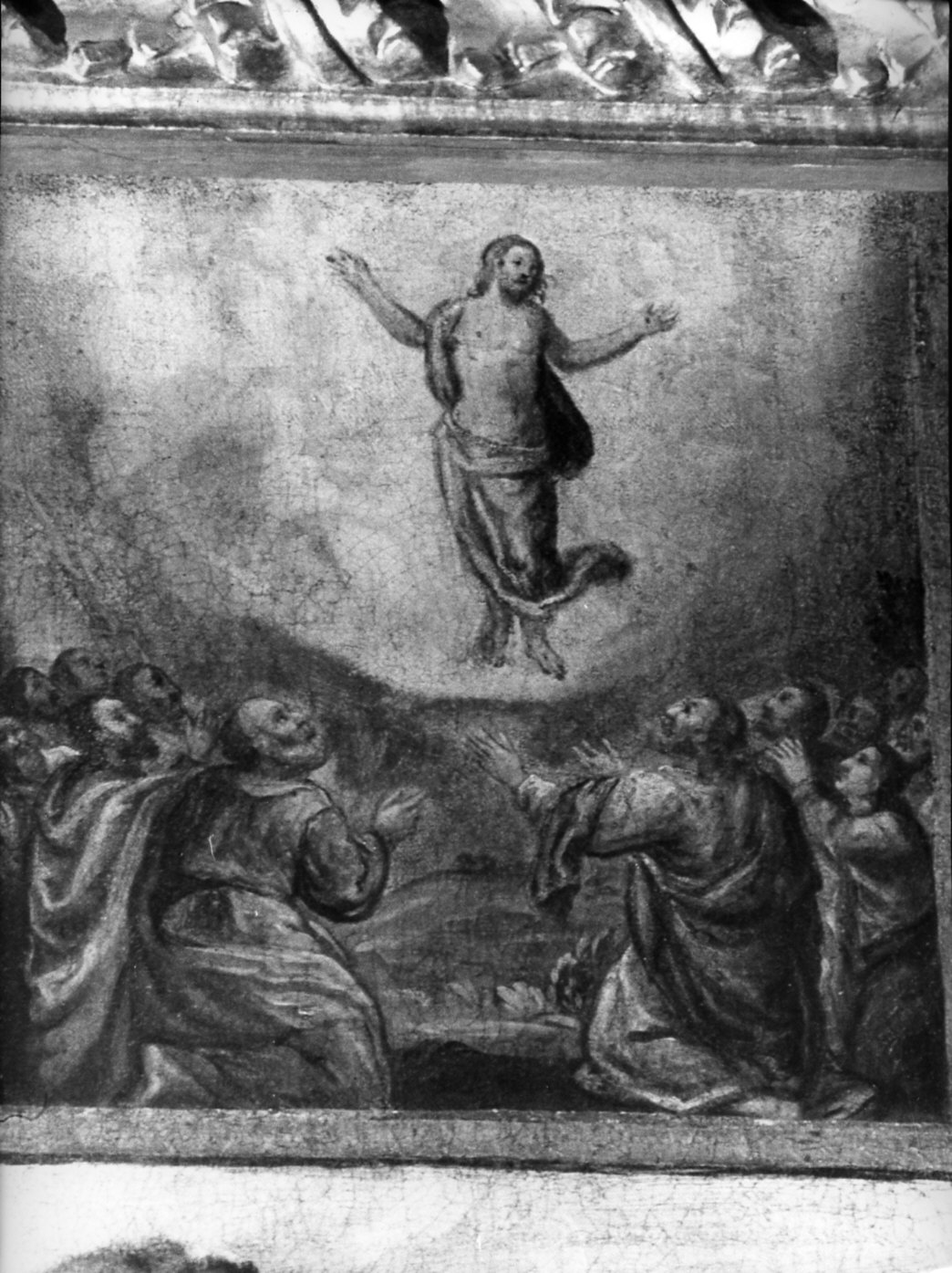 apparizione di Cristo agli apostoli sul monte degli Ulivi (dipinto, elemento d'insieme) - ambito lombardo (sec. XVIII)