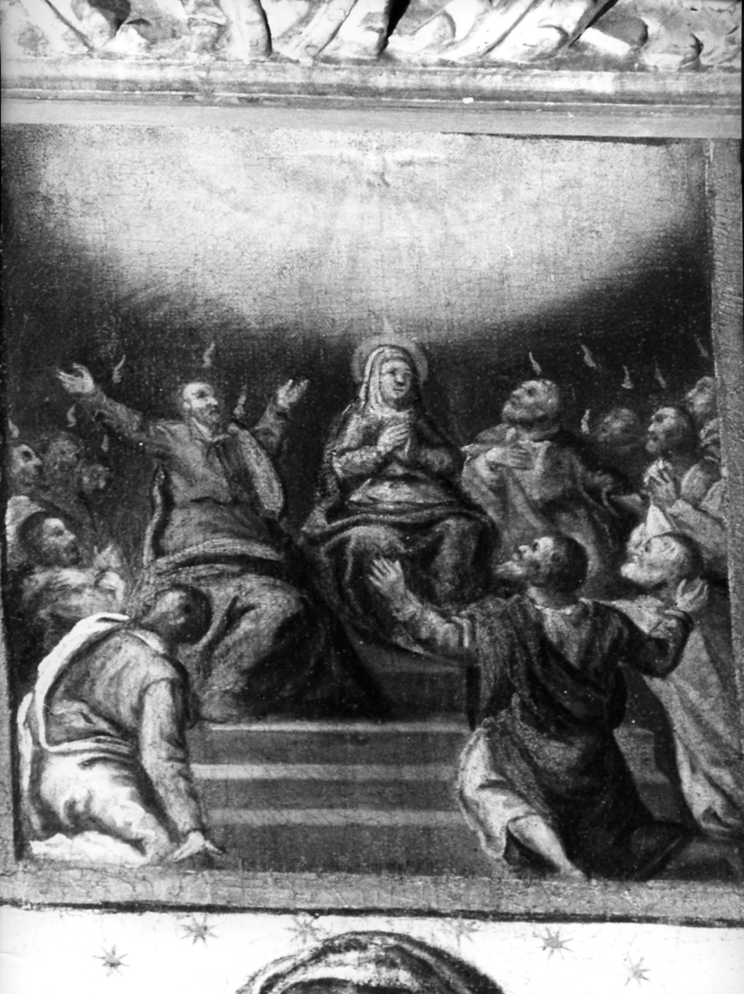 Pentecoste (dipinto, elemento d'insieme) - ambito lombardo (sec. XVIII)