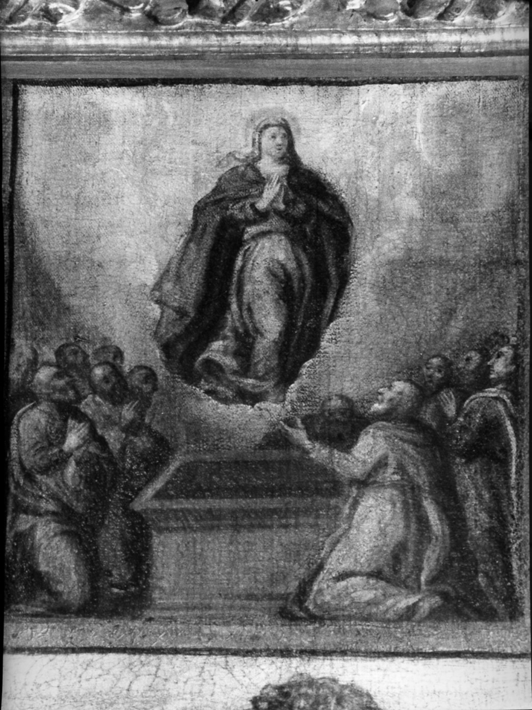 assunzione della Madonna (dipinto, elemento d'insieme) - ambito lombardo (sec. XVIII)