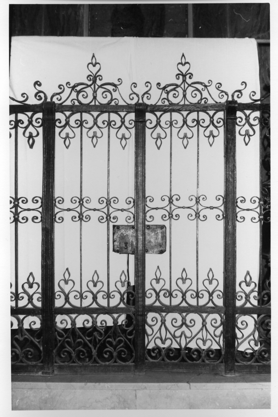 cancello, opera isolata - bottega lombarda (sec. XVII)