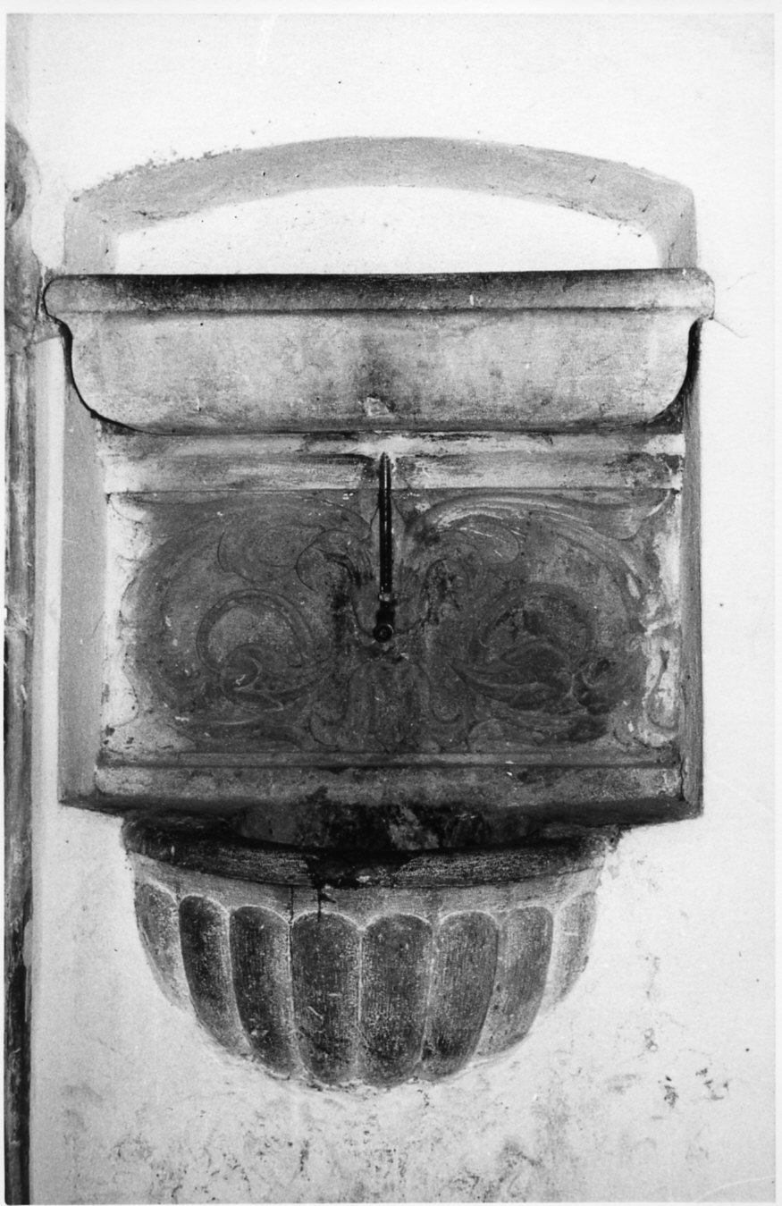 lavabo da sacrestia - bottega lombarda (prima metà sec. XVII)
