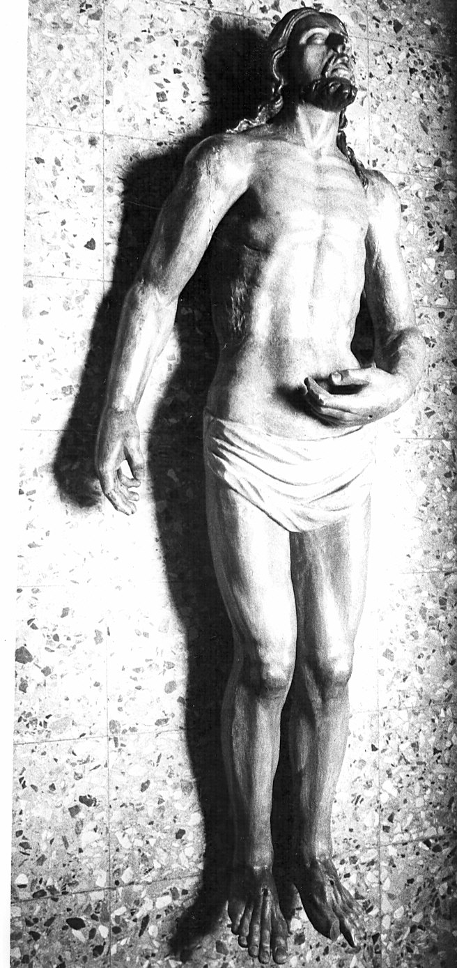 Cristo morto (statua) - bottega lombarda (sec. XVIII)