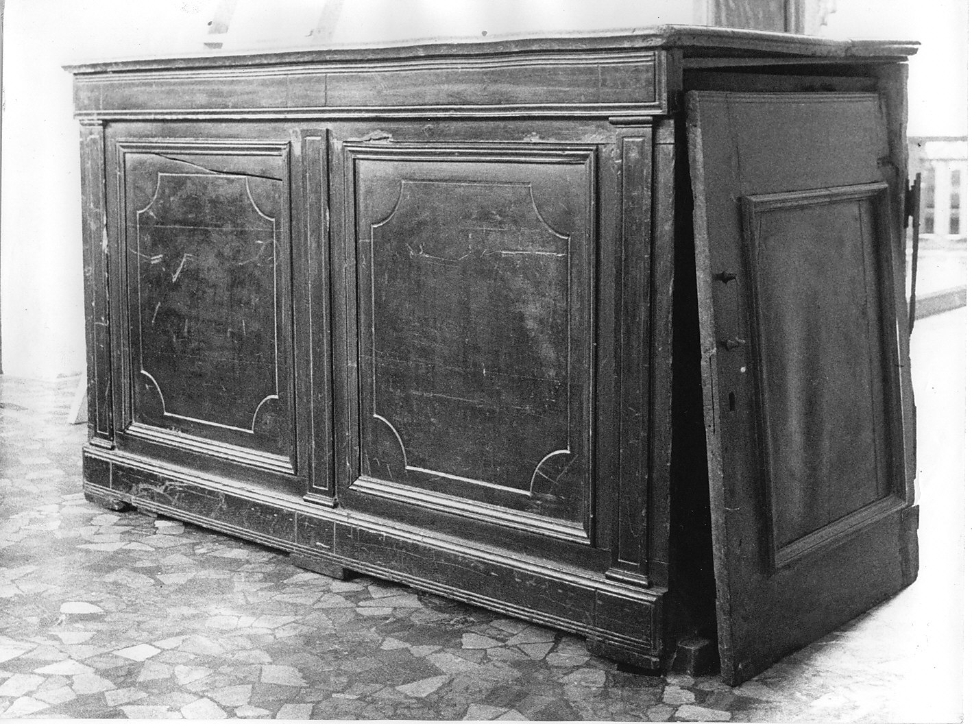 armadio da sacrestia, opera isolata - bottega lombarda (sec. XIX)