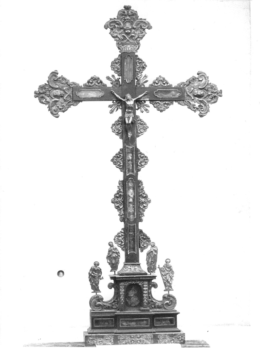 reliquiario - a croce, opera isolata - bottega lombarda (sec. XVIII)