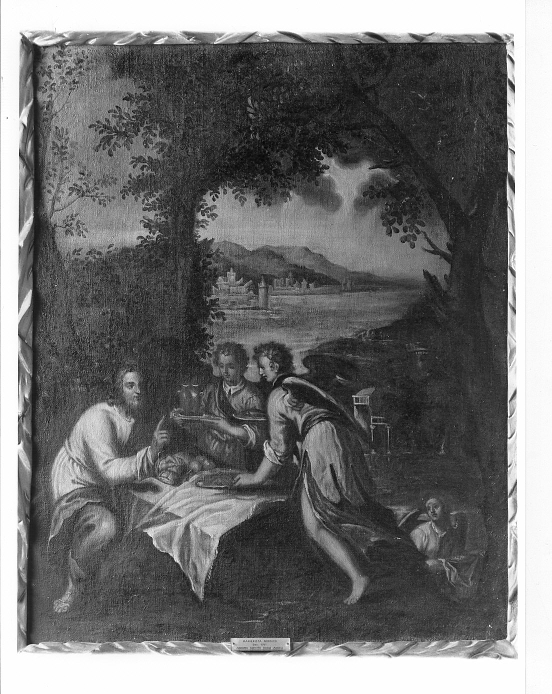 Cristo tra angeli (dipinto) - ambito nordeuropeo (sec. XVI)