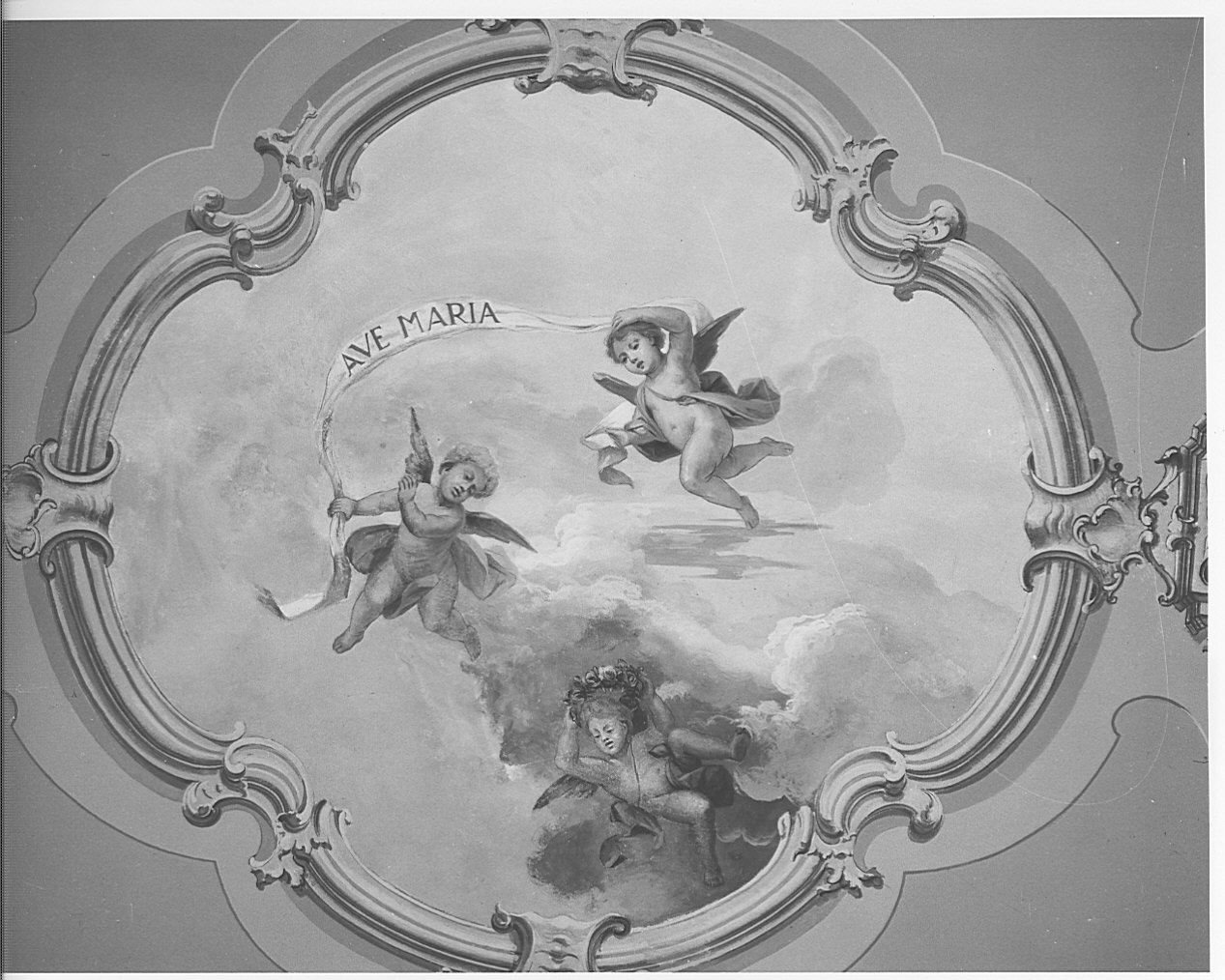 angioletti (dipinto murale, opera isolata) - ambito lombardo (sec. XIX)