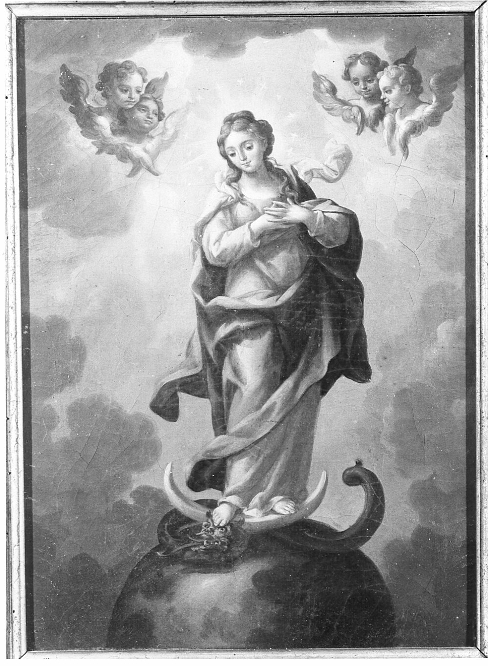 Madonna Immacolata (dipinto) - ambito bergamasco (fine/inizio secc. XVIII/ XIX)