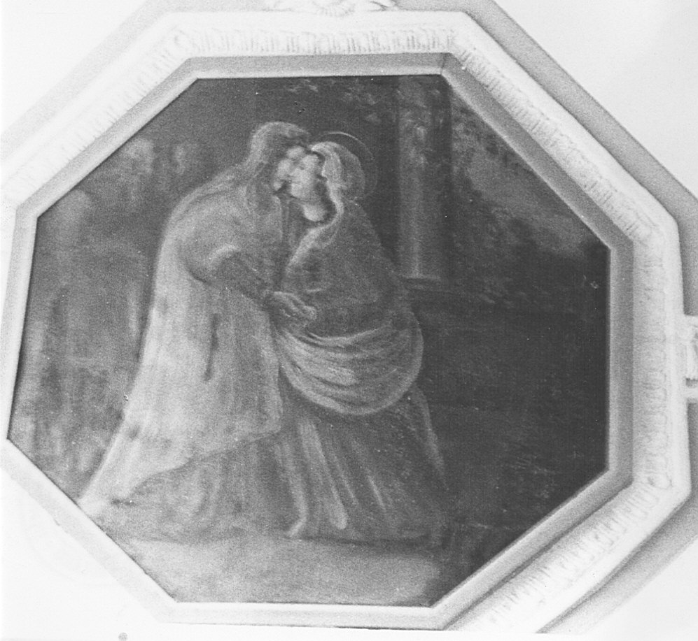 visitazione (dipinto, opera isolata) - ambito lombardo (seconda metà sec. XVII)